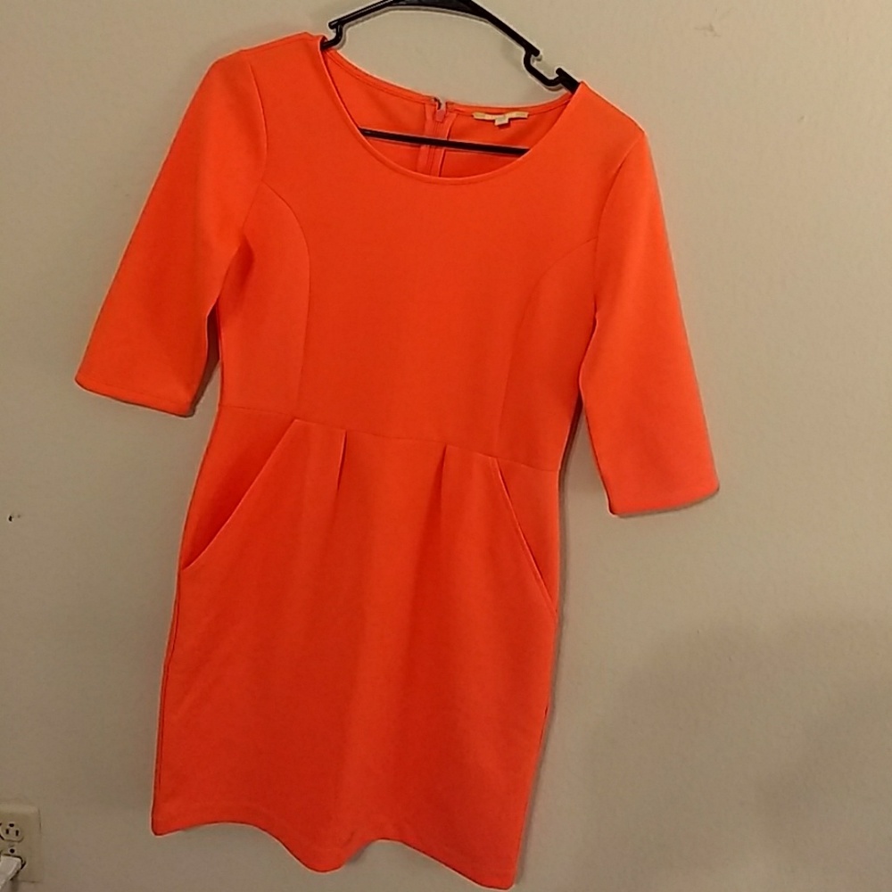 Neon Orange Gianni Bini Dress